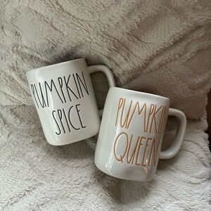 Rae Dunn Fall Pumpkin Mug Set 20 oz